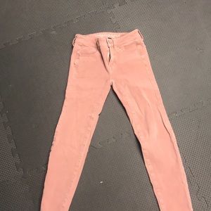 American Eagle Pink/Mauve jeggings